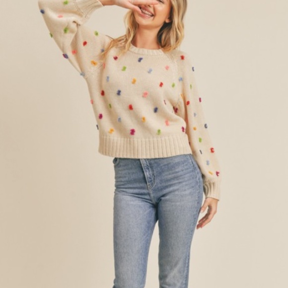 Multi Yarn Detailed Sweater - Picture 2 of 6